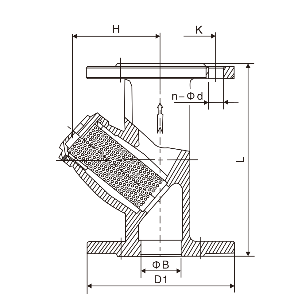 黃銅法蘭(lan)過濾器(圖(tu)1)