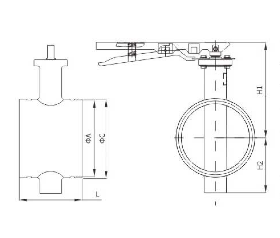 手柄(bing)消防溝槽(cao)蝶閥(圖1)