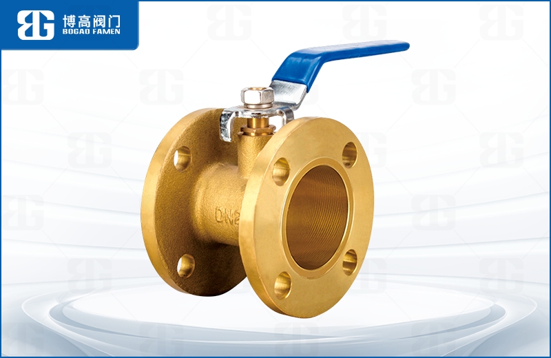 黃(huang)銅法蘭球閥