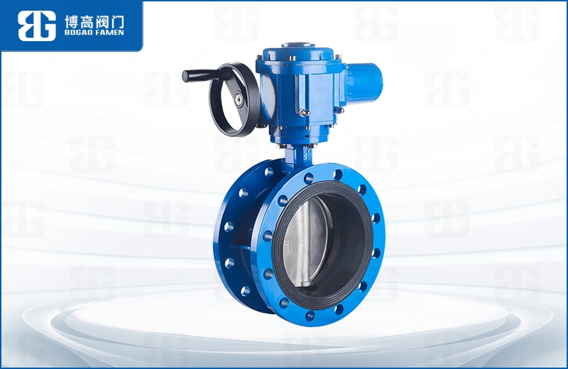 電動法蘭(lan)中線蝶閥